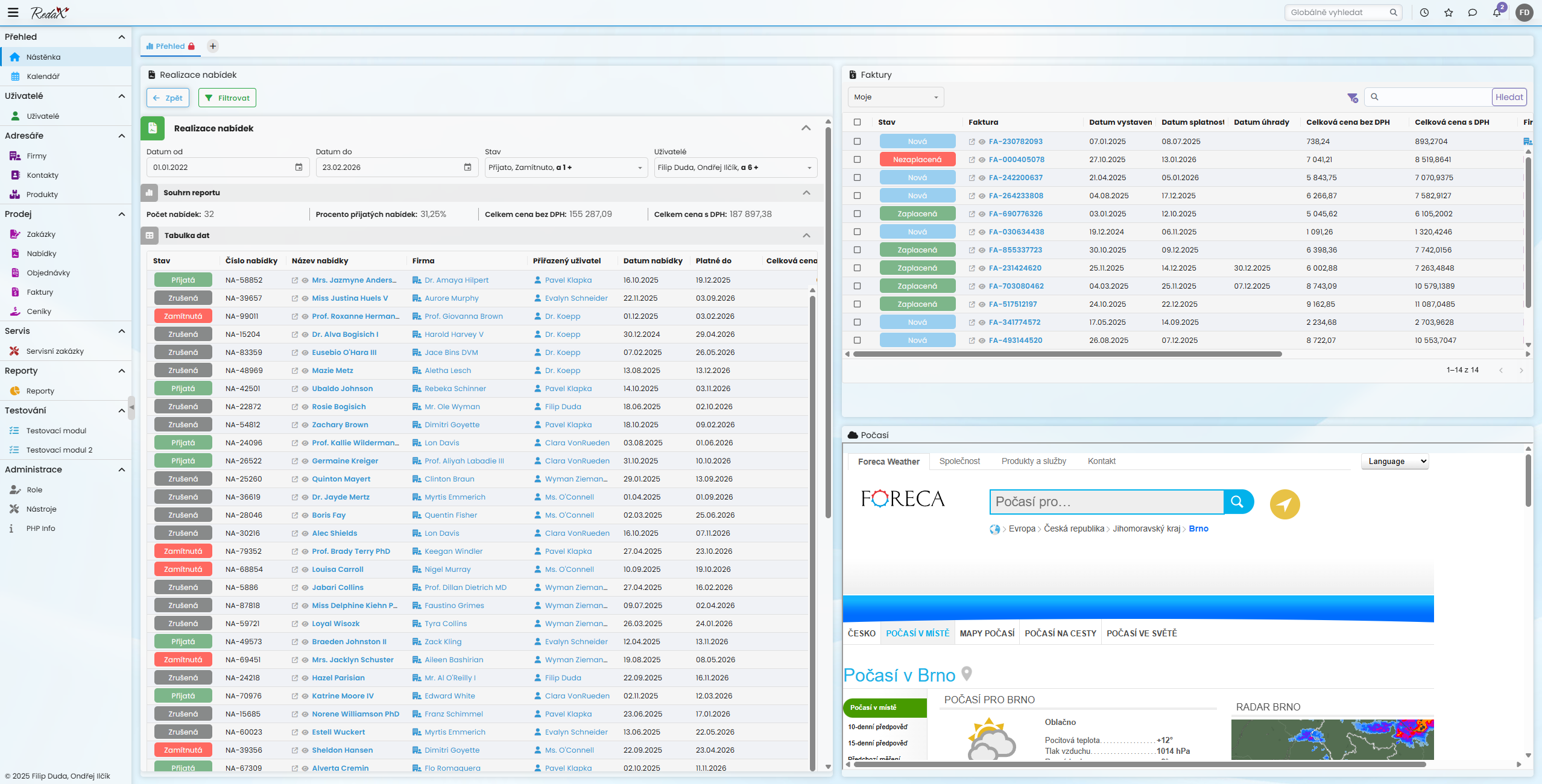 Redax Dashboard
